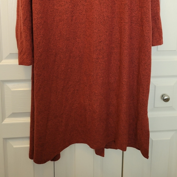 Torrid brick red long cardigan, Size 2 - Picture 4 of 10